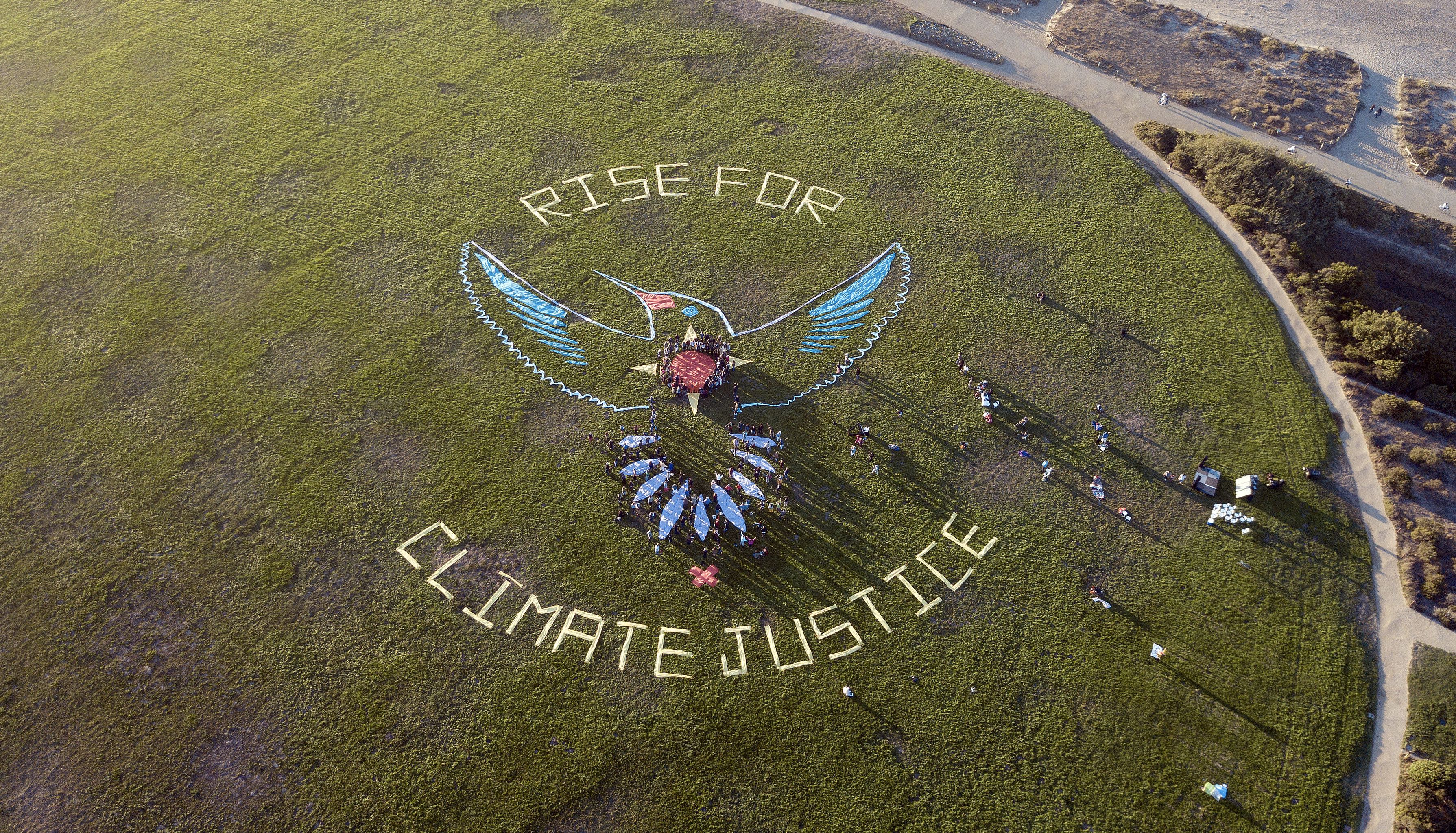 Hummingbird Rising: Human Mandala for Climate Justice!